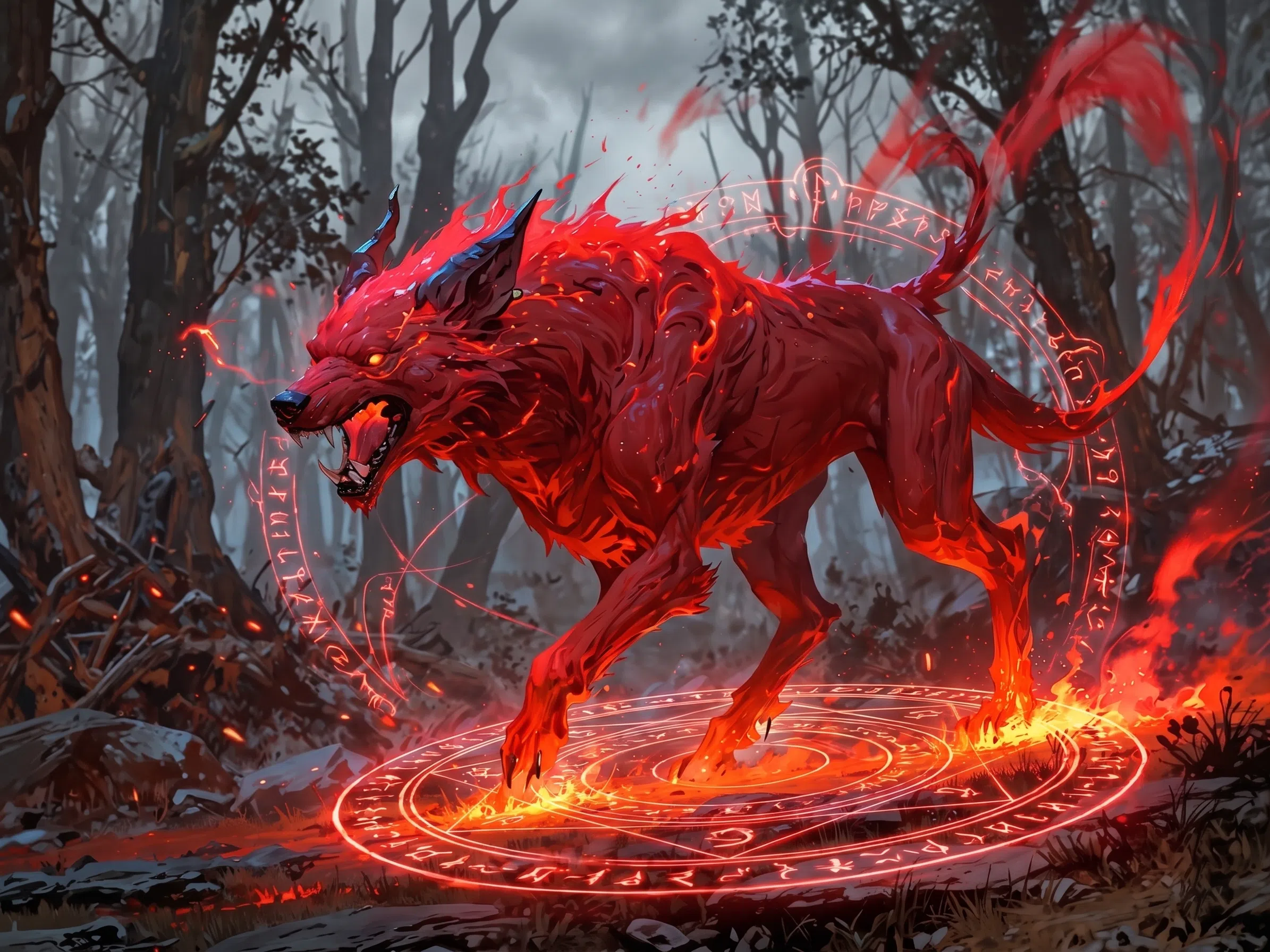 Invocar Sabuesos Infernales