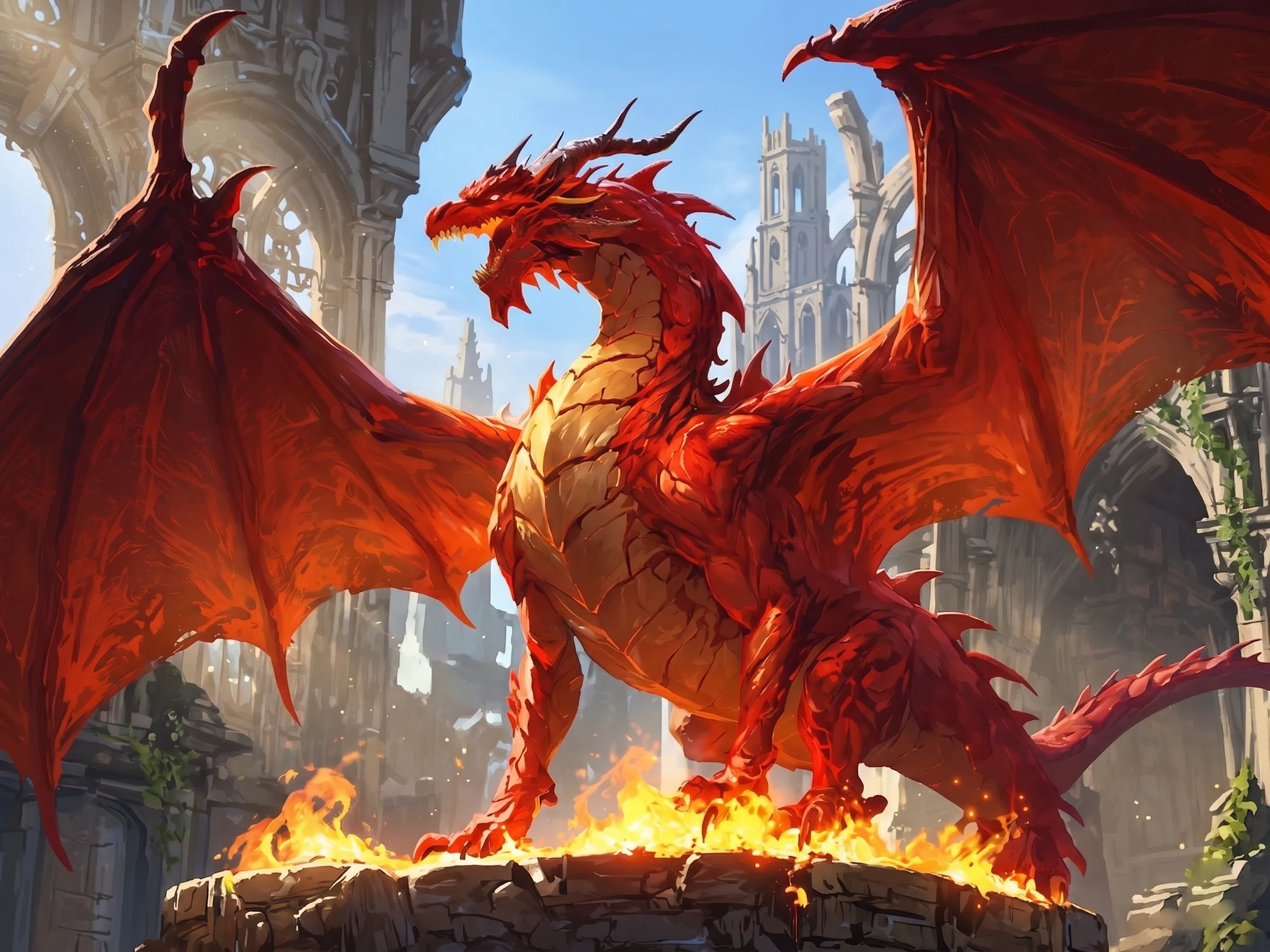 Invocar Dragon Rojo